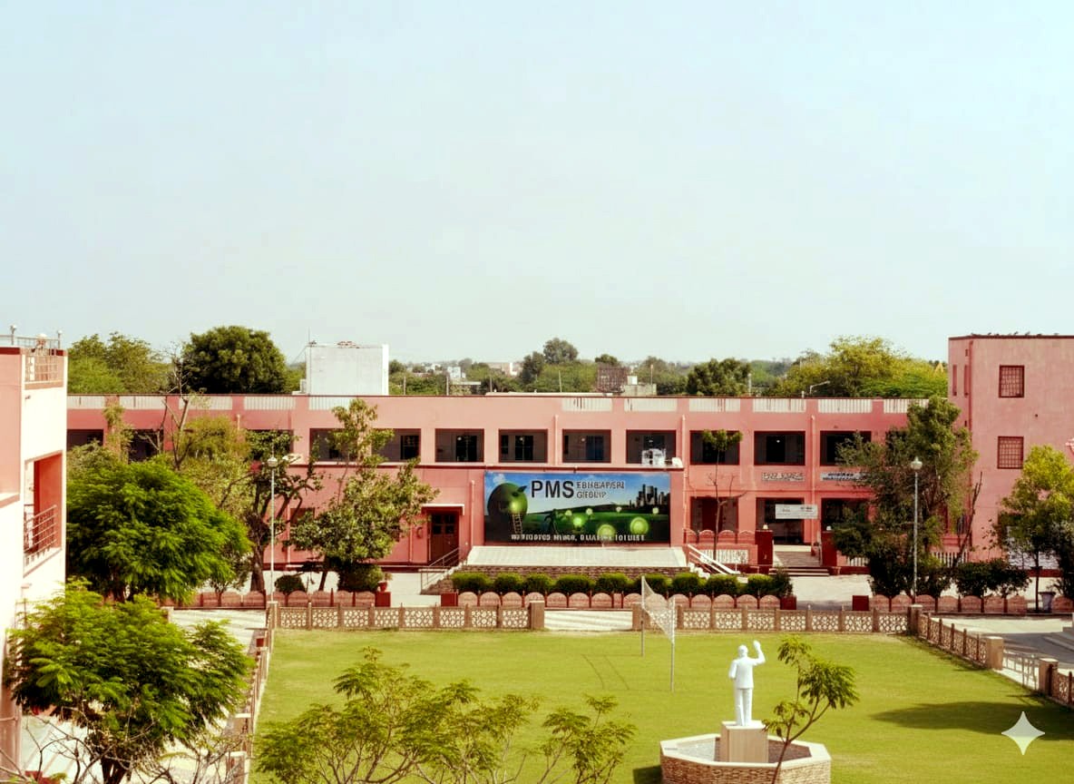 PMS campus building and playground